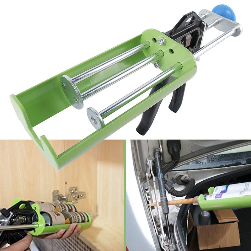CJGQ Epoxy Gun 200 mL/6.75 fl oz (2:1 Mix Ratio) Dual Component Adhesive Cartridge Applicator Manual, Panel Bond Gun for 08115-08116 ï¼ˆVitality Greenï¼‰ - Image 4